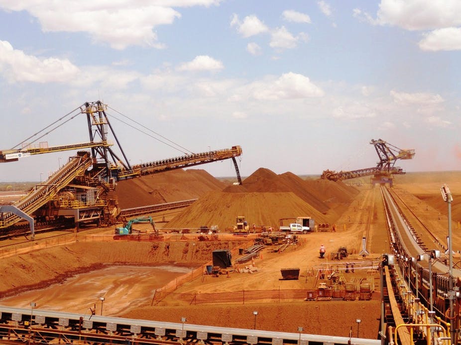 Australian iron ore production increases steadily
