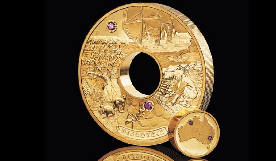 Perth Mint unveils Australia`s most expensive gold-diamond coin