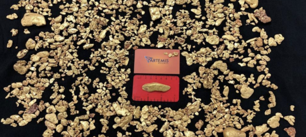 Artemis has now recovered 7 kg of gold nuggets from its projects