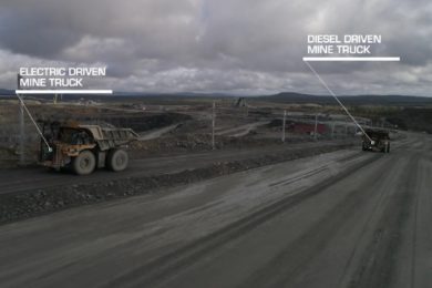Trolley assist up and running at Boliden’s Aitik copper mine