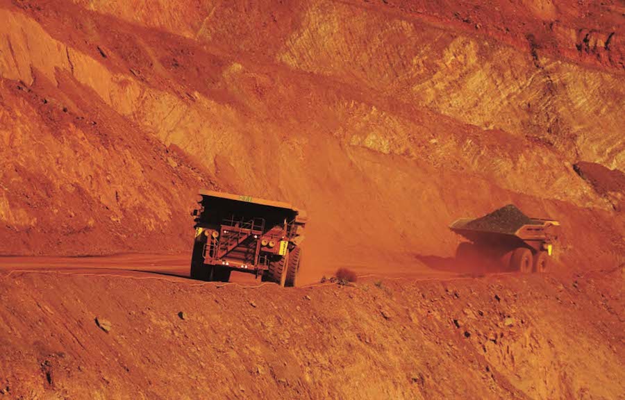 BHP fourth-quarter iron ore output down 1%