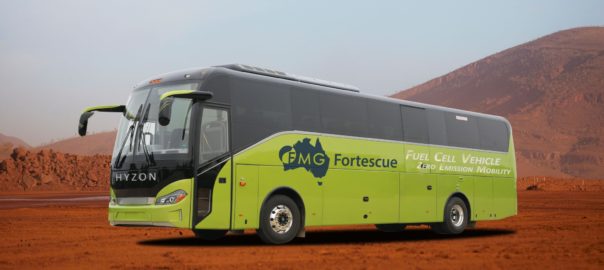 Fortescue to roll out hydrogen powered buses at Christmas Creek