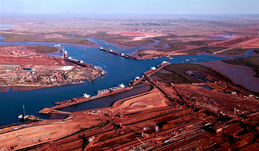 Australia’s iron ore export hub starts clearing port ahead of cyclone