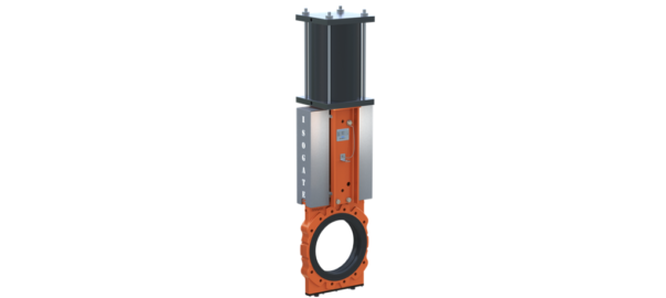 Isogate WR knife gate valve reduces cycling discharge