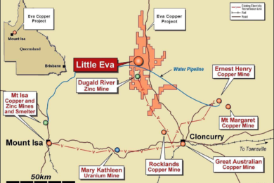 Copper Mountain files feasibility study of Little Eva copper in Queensland