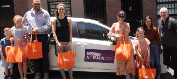 Mission Australia Christmas appeal hampers are delivered