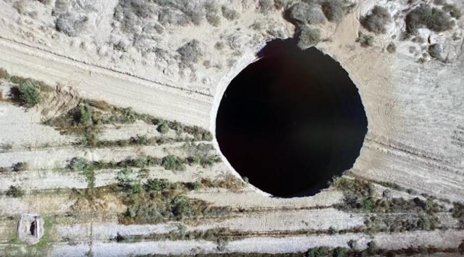Cracks detected around land near mine and sinkhole in Chile