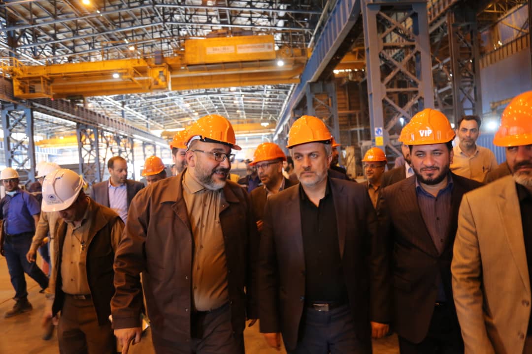 Iran’s minister of industry, mine and trade visited Chadormalu Company